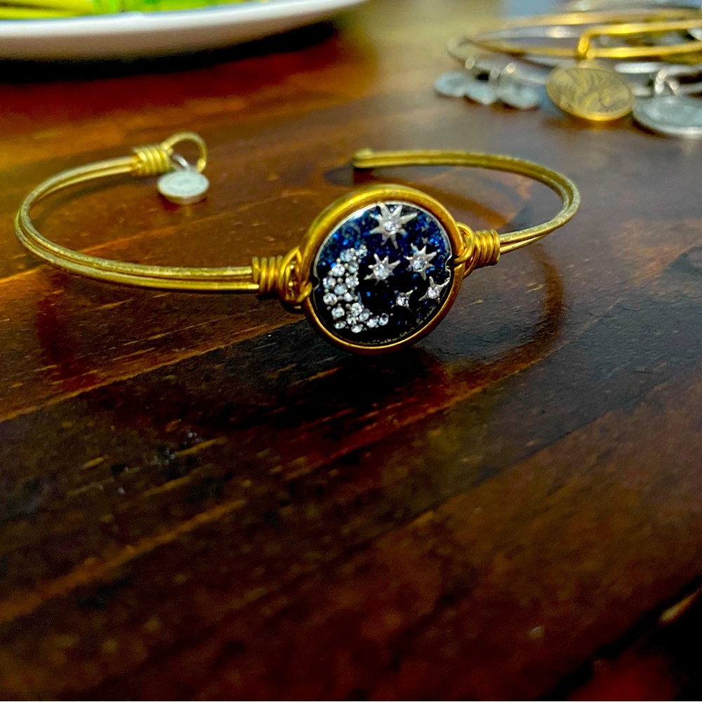 Alex and Ani Moon and Stars Bracelet